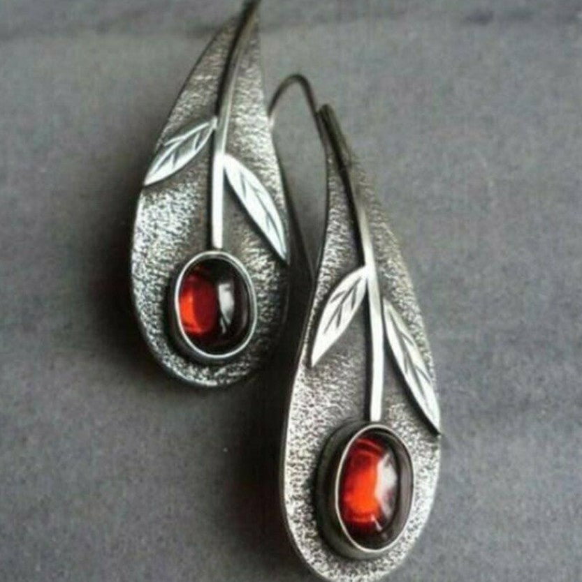 Creative Rotating Droplet Pear Shaped Earrings